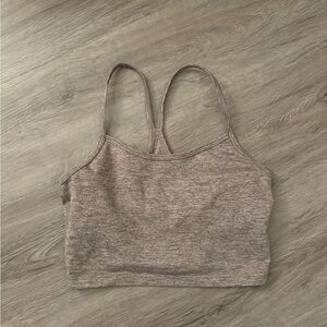 Offline by Aerie Heather Brown strappy tank top